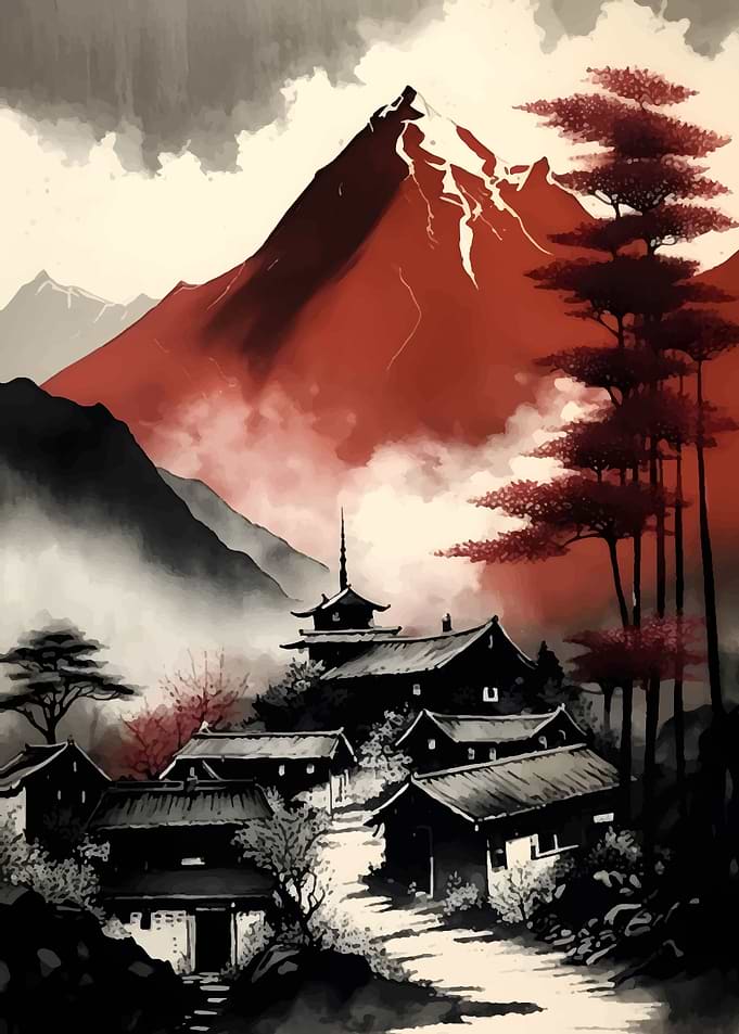 Japanese village