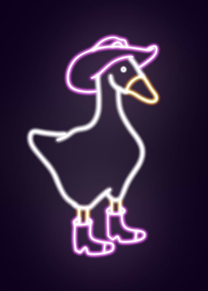 Neon Goose Honk