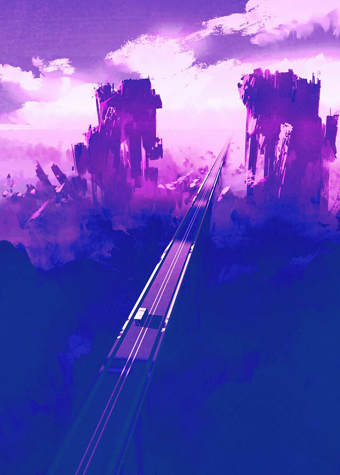 Straight Road Cyberpunk