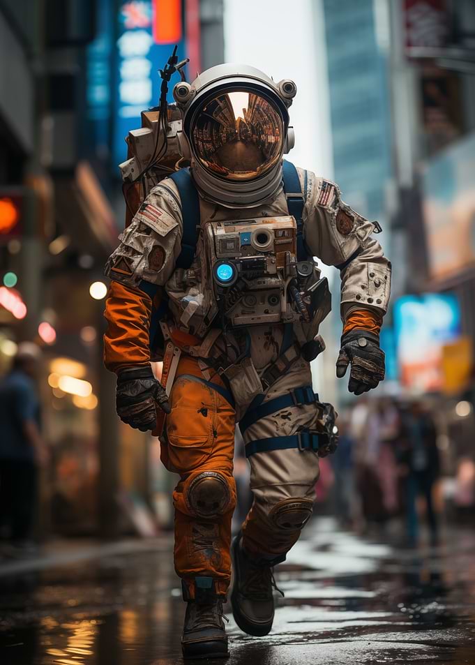 Astronaut Walking