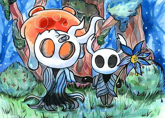 Hallownest forest jungle