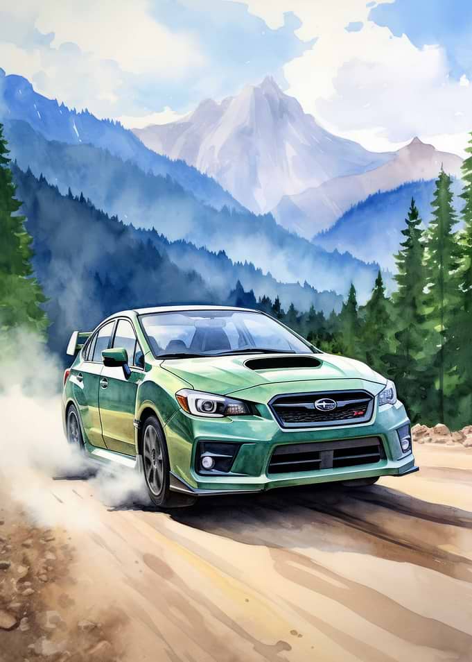 Car Watercolor