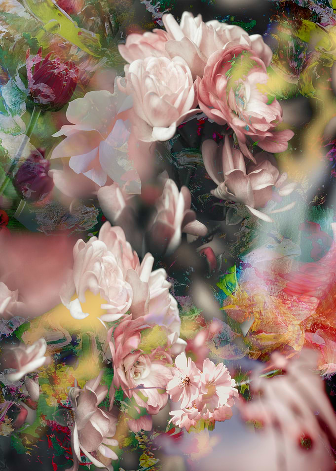 Floral collage
