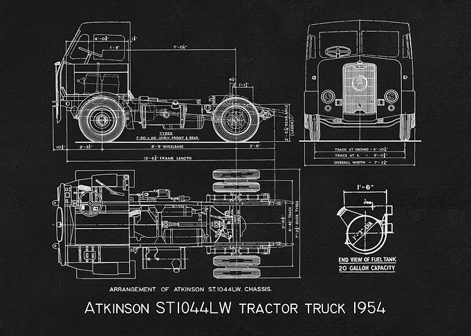Atkinson ST1044LW tractor