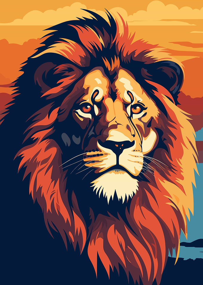 Lion Retro