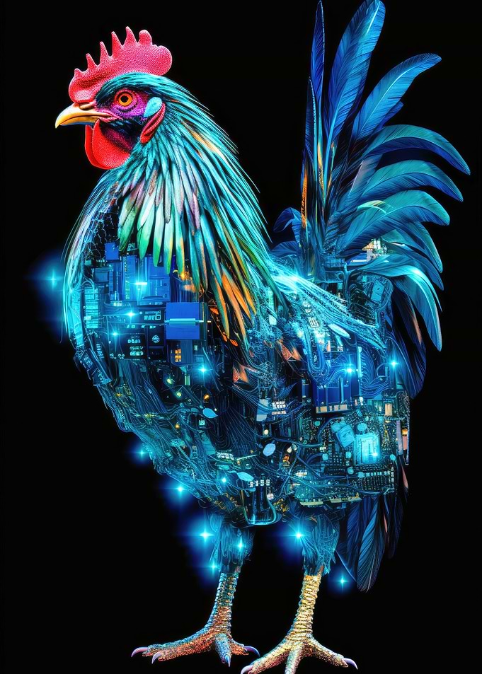 Cool Cyberpunk Chicken