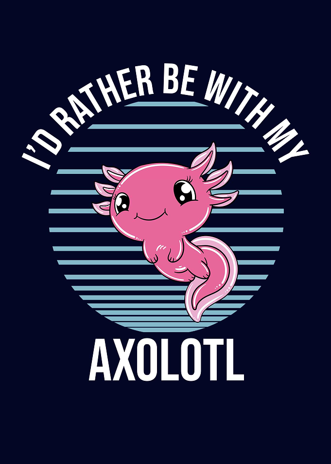 Cute Baby Axolotl