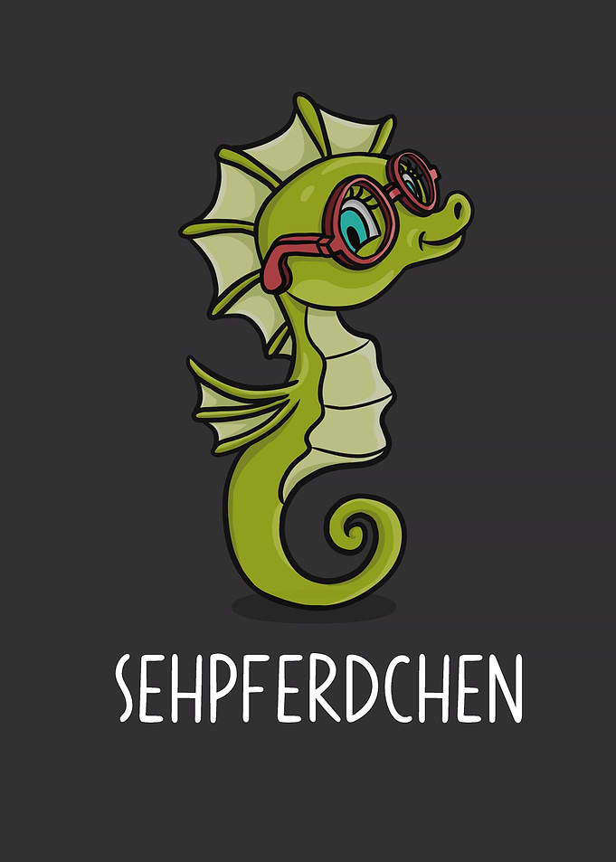 Funny Pun Sehpferdchen
