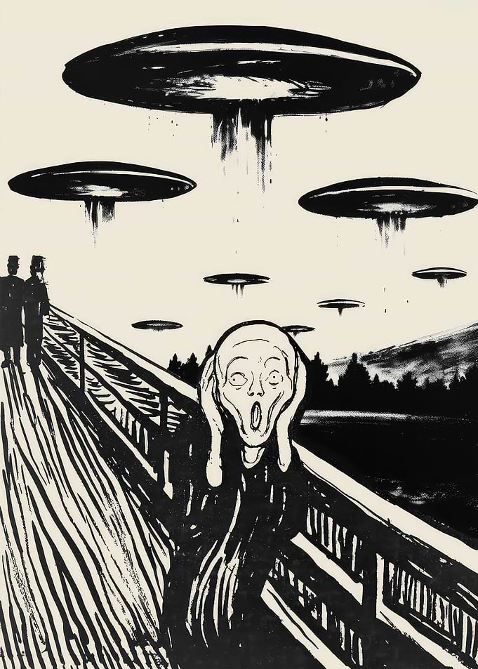 The Scream Ufo Parody