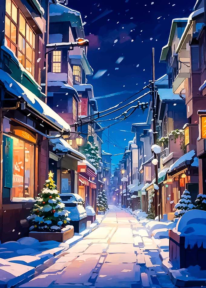 Snowy Alley