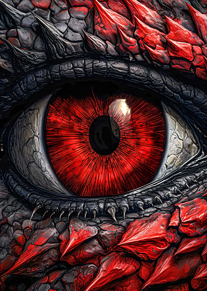 Fiery Dragon Eye