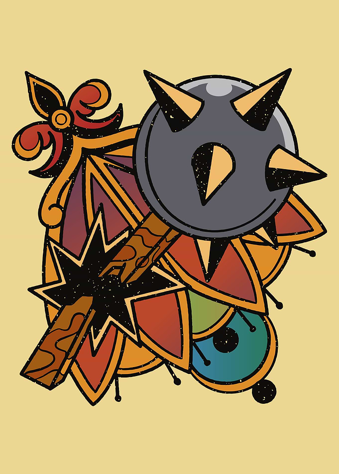 Medieval Weapon tattoo