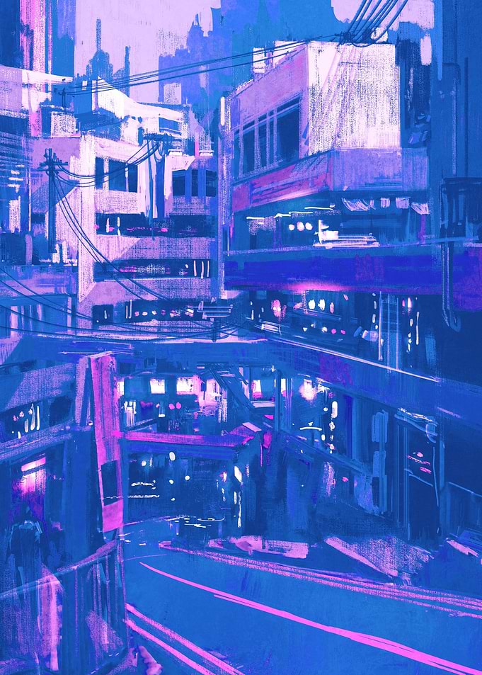 Cyberpunk Cityscape
