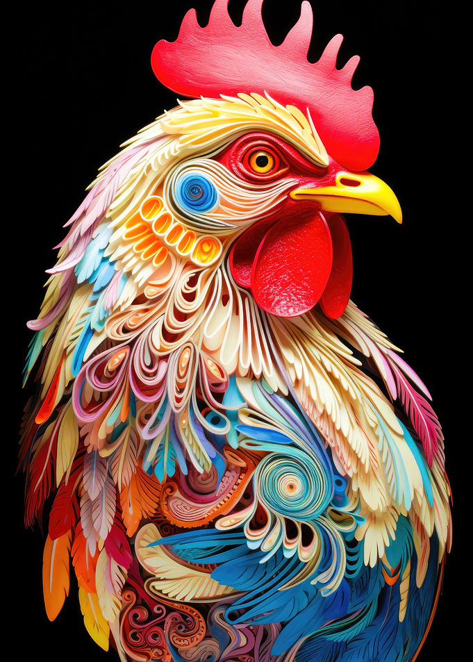 Fractal Chicken 01