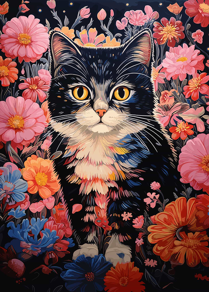 Cat Flowers