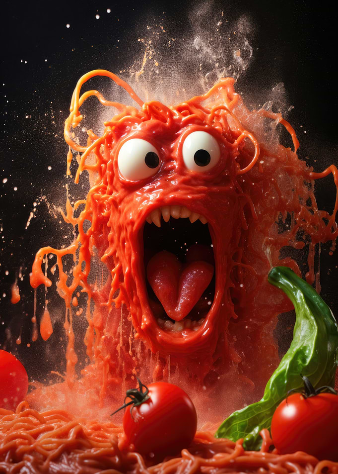 Noodle Monster 02 Tomato