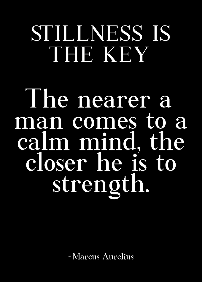 Stillness Is The Key