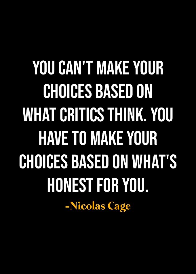 Nicolas Cage Quotes