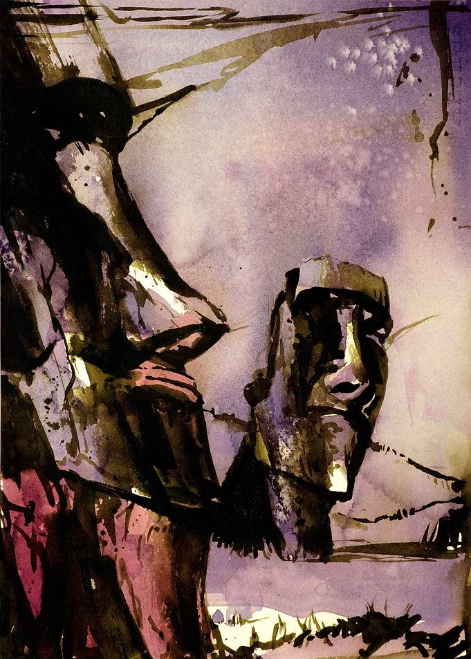 Easter Island artwork