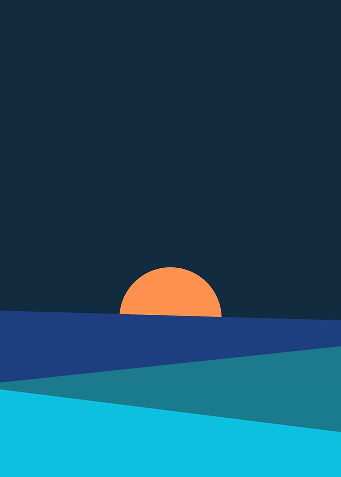 Sunset Over Ocean
