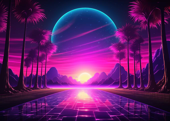 Synthwave Sunset Serenity