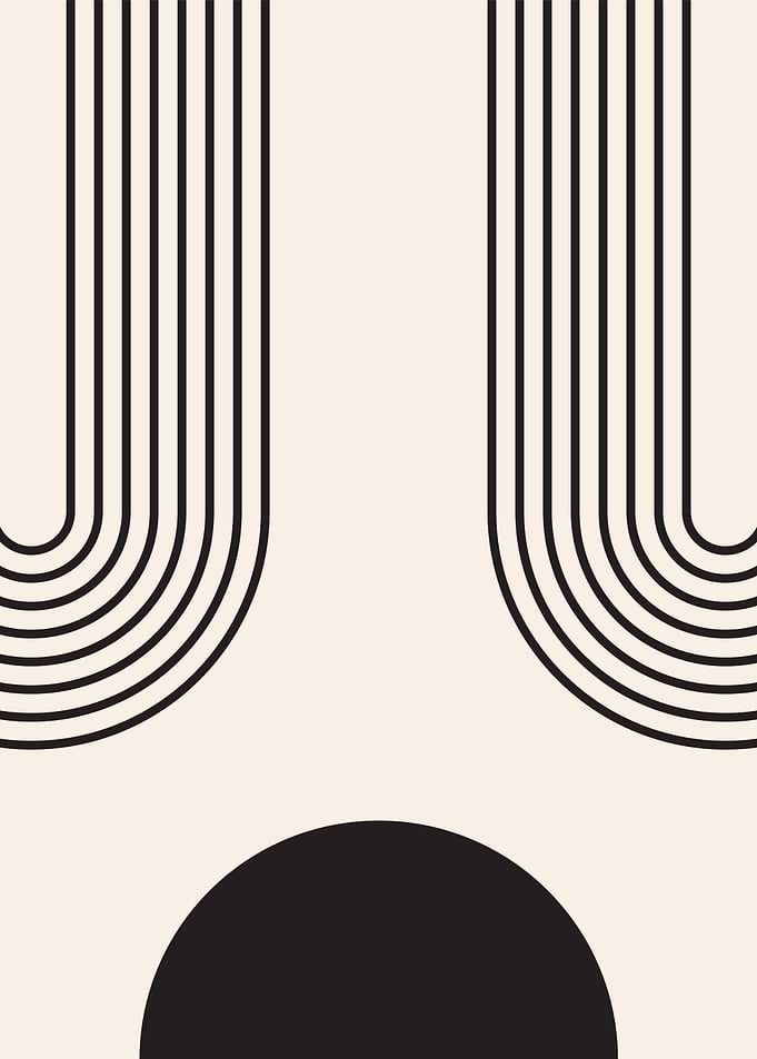 Modern Arch Line Art
