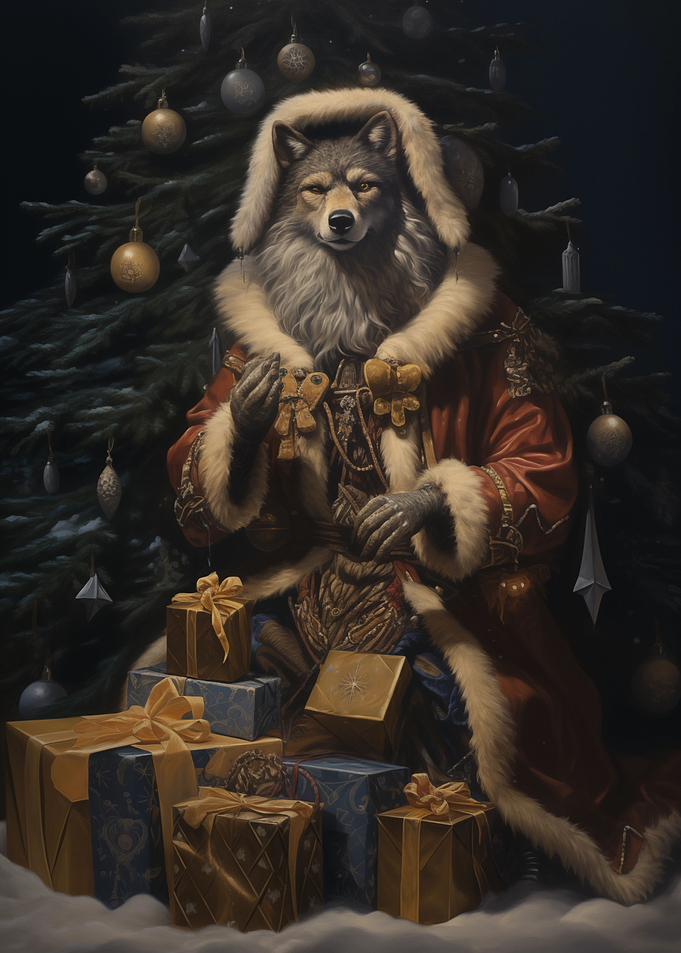 Jolly Wolf Christmas