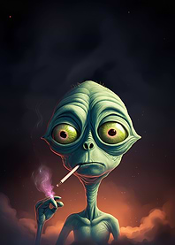 Space is Wild alien smok