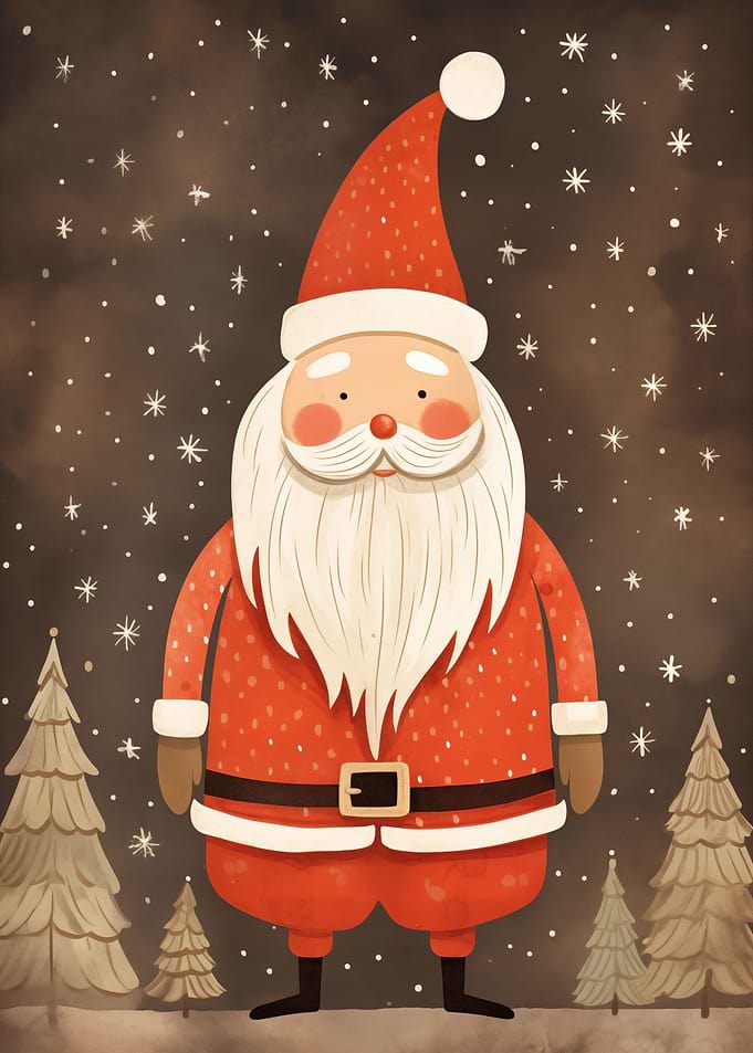 Lovely Santa Claus Xmas