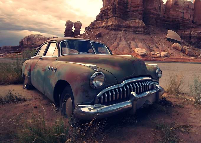 Old Rusty Car