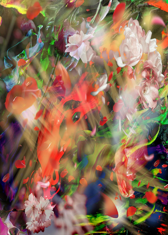 Floral collage