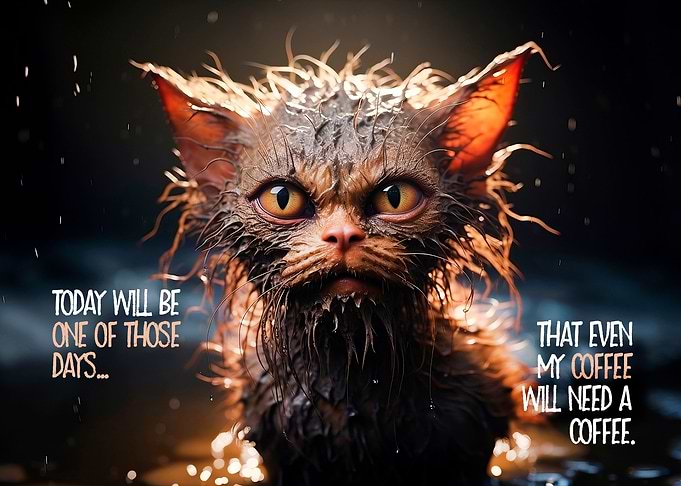 FUNNYCAT One of those days