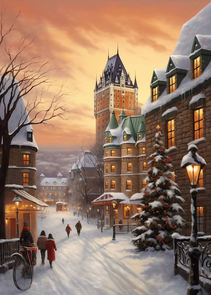 Quebec City Canada Xmas