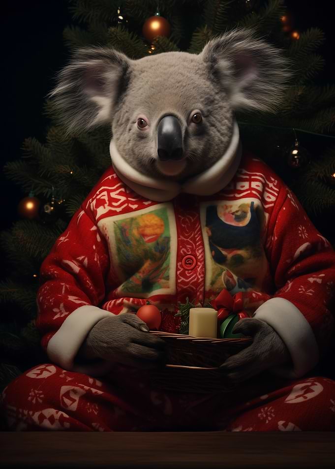 Cute Koala Xmas