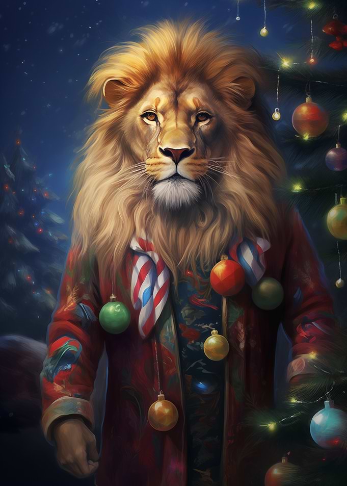 Lion Christmas
