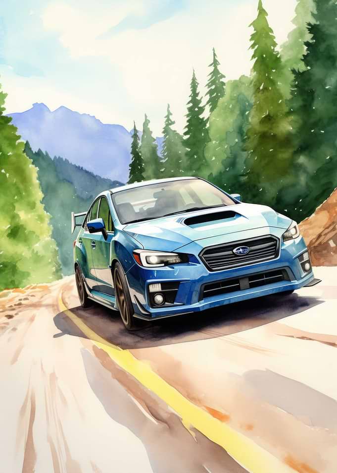 Car Watercolor