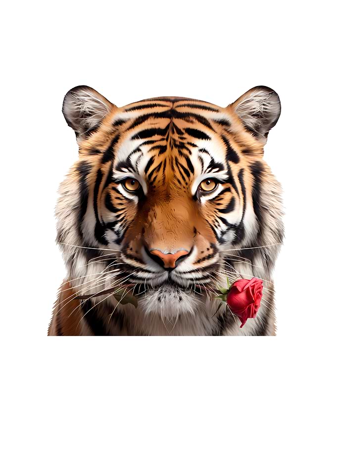 Tiger Rose Gift