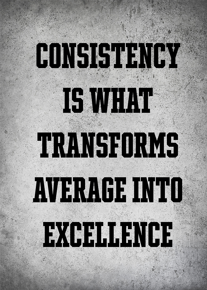 consistency motivational