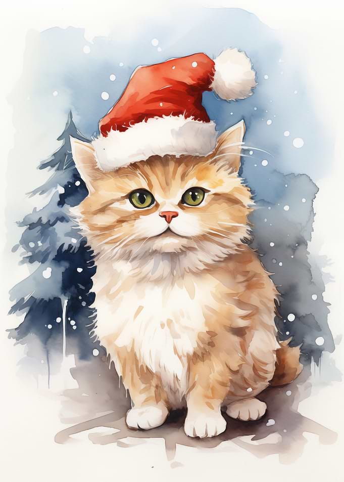Cute Cat Xmas