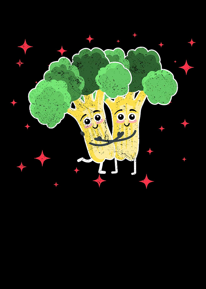Cute Broccoli Couple