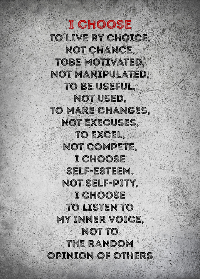 i choose motivational