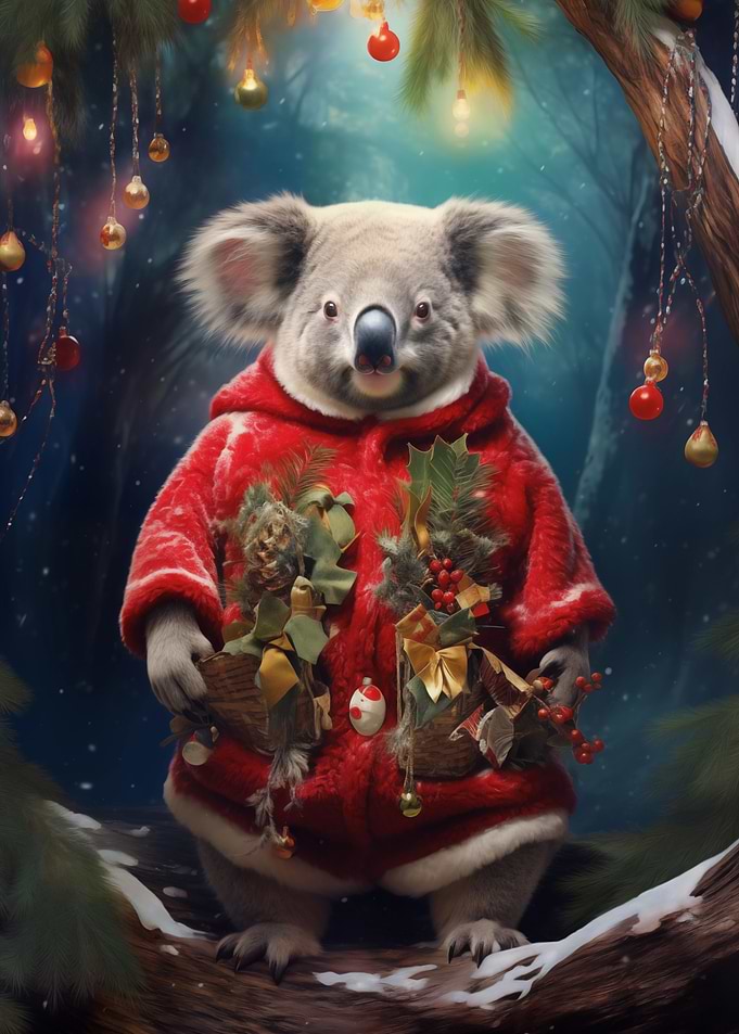 Cute Koala Xmas