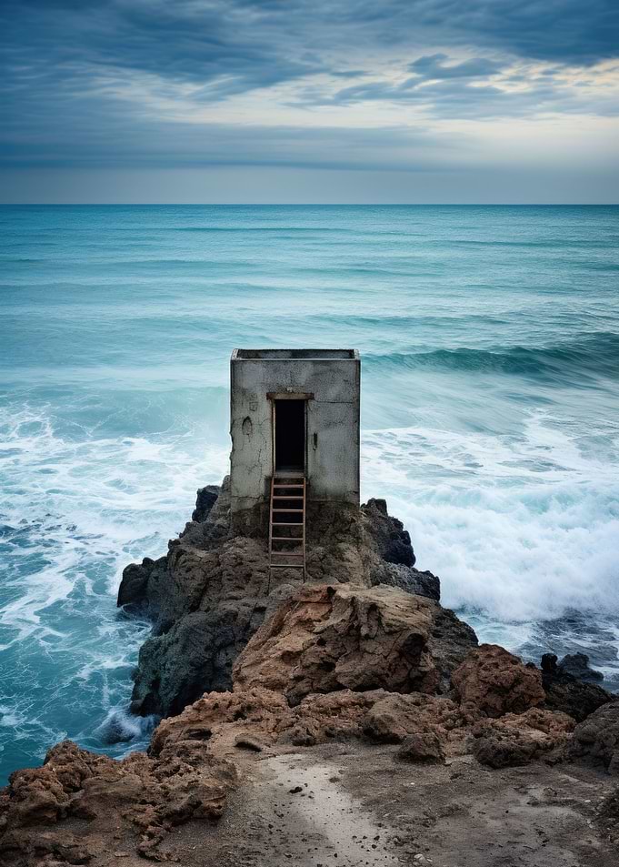 An old fort near sea