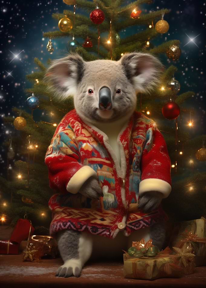 Cute Koala Xmas