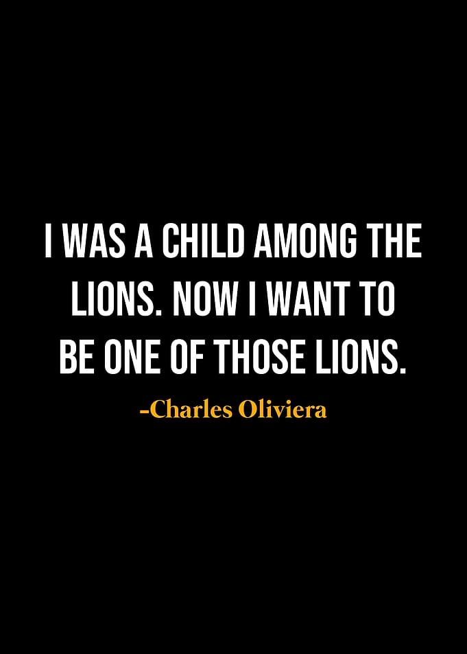 Charles Oliviera Quotes