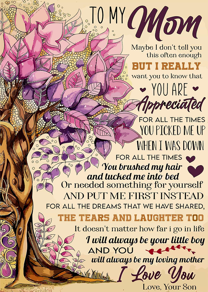 To My Mom Gift