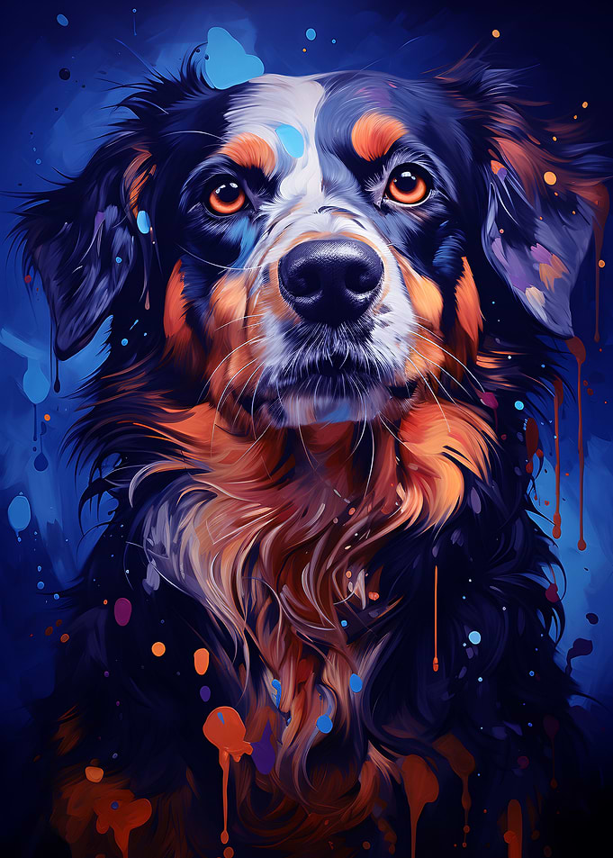 Beagle Dog Painting