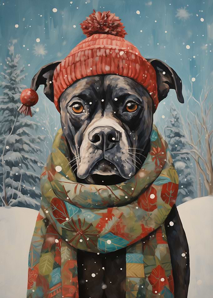 Boxer Dog Portrait