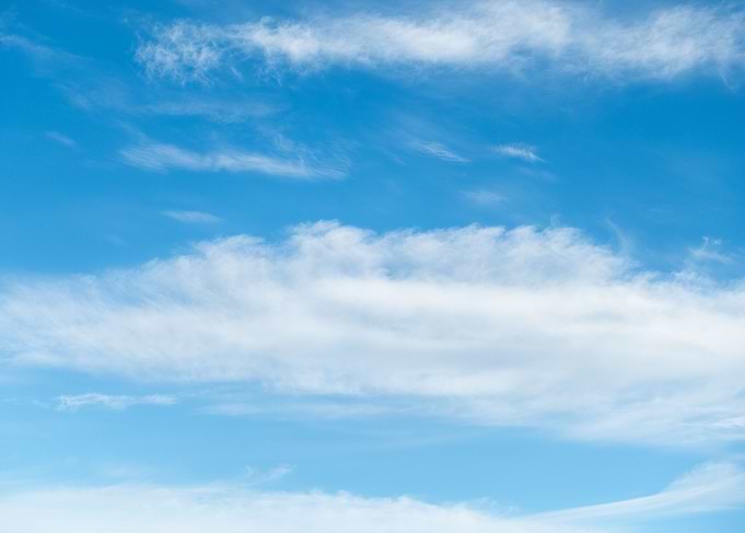 Blue sky and white clouds