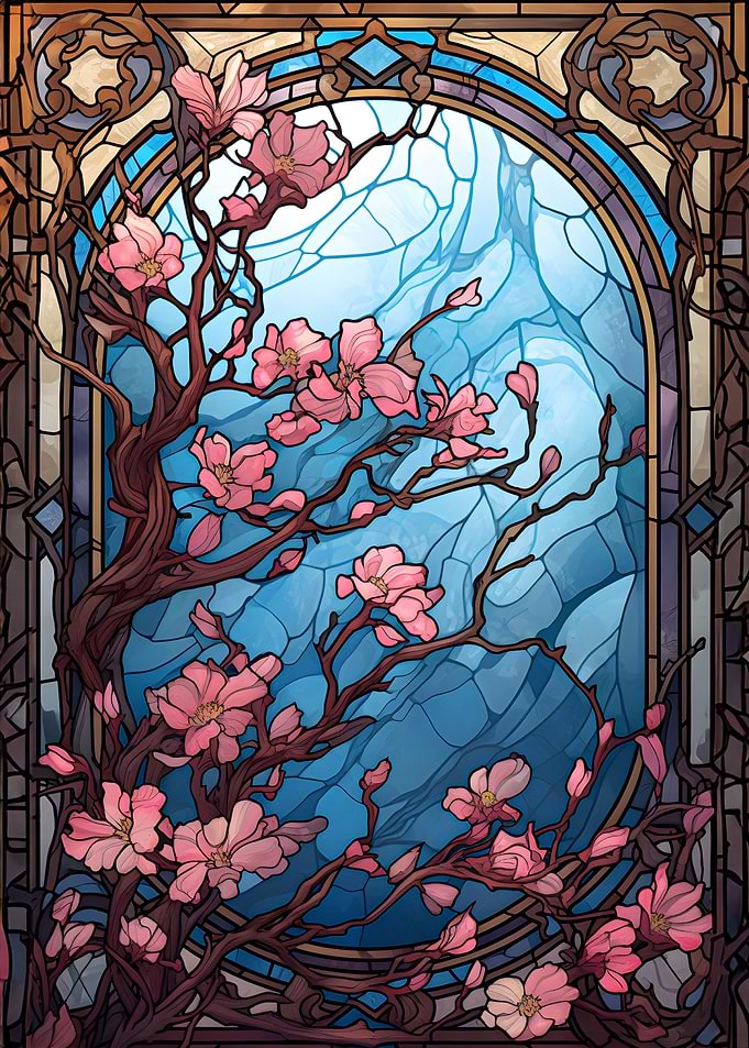 Cherry Blossom Glass